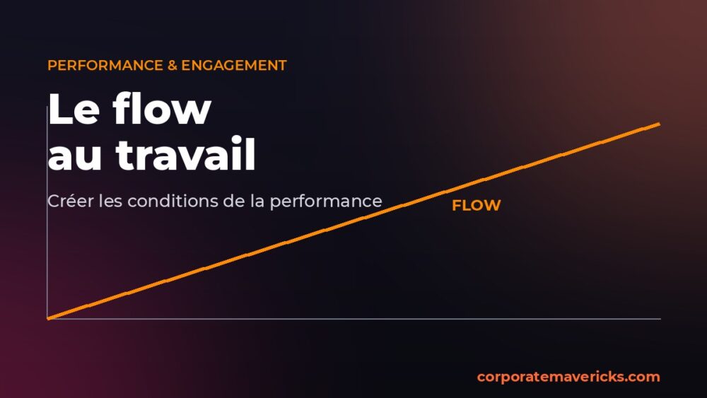 Le flow au travail : courbe challenge competence et zone de flow