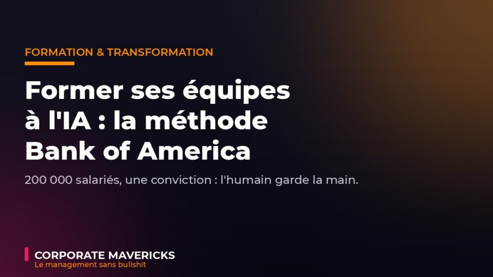 Former ses équipes à l'IA : la méthode Bank of America