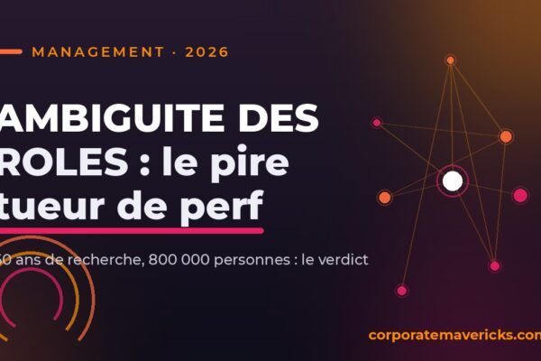 Ambiguite des roles au travail : le stresseur qui detruit la performance