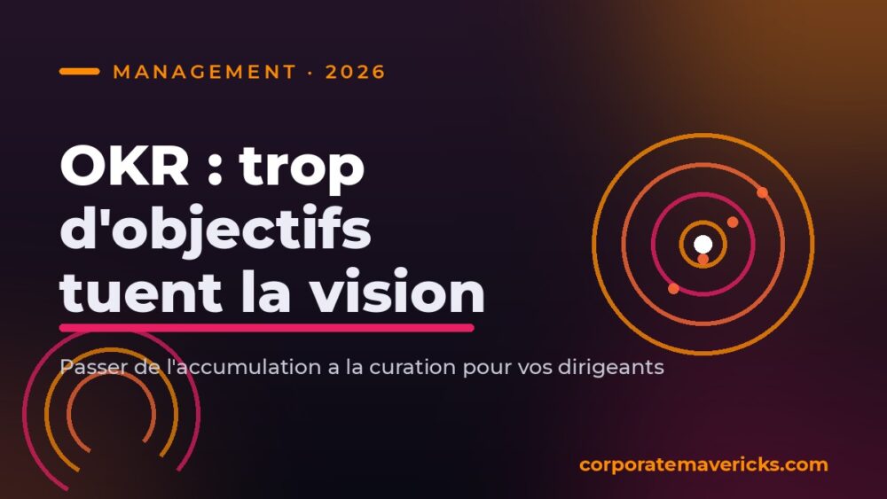 OKR trop d'objectifs tuent la vision - visibilite leadership