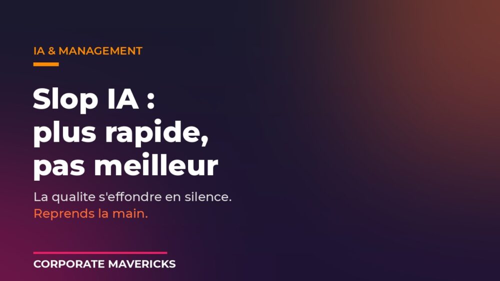 Slop IA au travail : plus rapide mais pas meilleur