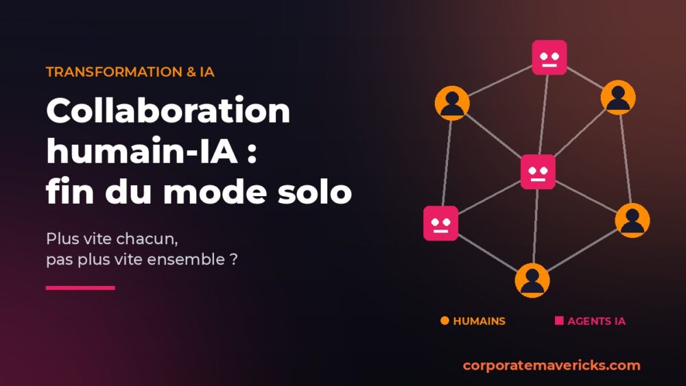 Collaboration humain-IA : équipe mixte humains et agents IA