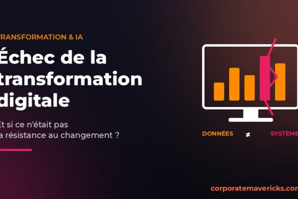 Échec de la transformation digitale : données et système, deux leviers distincts