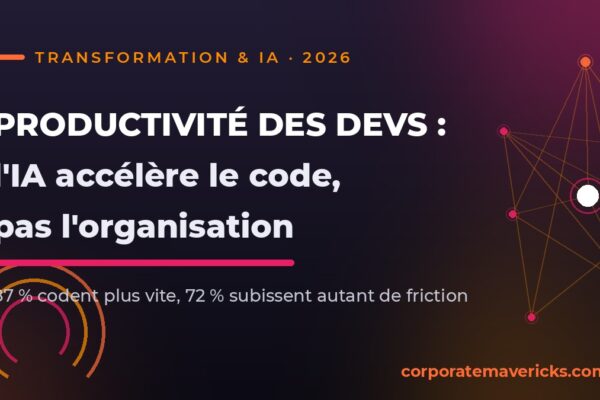 Productivité des développeurs et IA : le code va plus vite, pas l'organisation