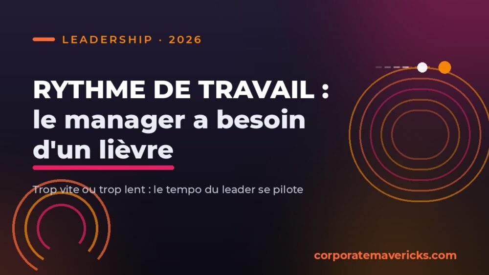Rythme de travail : le manager a besoin d'un lièvre pour trouver le bon tempo