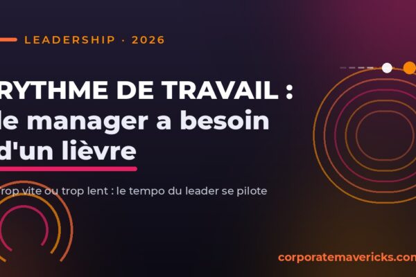 Rythme de travail : le manager a besoin d'un lièvre pour trouver le bon tempo
