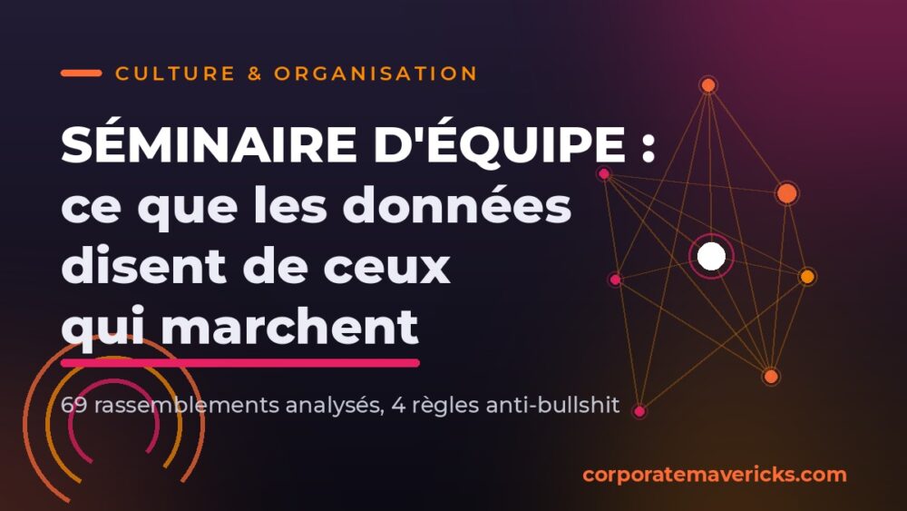 Séminaire d'équipe : ce que les données disent de ceux qui marchent